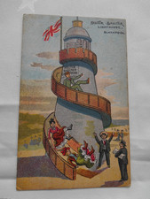 HELTER SKELTER LIGHTHOUSE BLACKPOOL POSTCARD POSTED 1905