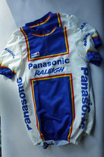 NOS Team Raleigh Panasonic Vintage Cycling Jersey Maillot Jersey 