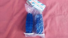Pair of blue biemme knobs size 24/24 Vespa Lambretta Ape motorcycle no metalplast