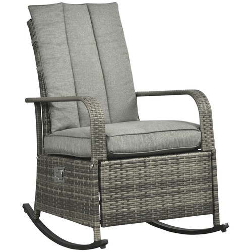 Outdoor wicker rocking - rocking, chair
