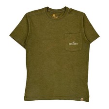Forged From The Railroad Carhartt T-Shirt - Small Green Cotton