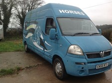 Vauxhall Movano 3.5 Horse box 56 Plate