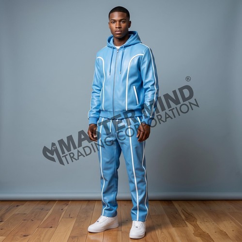 Men hoodie brayden leather - hoodie,