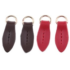 2 Pieces Leather Zip Puller