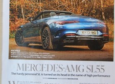 Original CSC 2024 future classic mag single sheet article: MERCEDES-AMG SL55