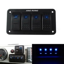 4 Gang Rocker Switch Panel