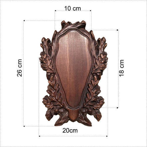Deer trophy plaque roe - deer, buck