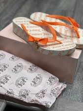 juicy couture wedge flip flops