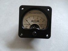 AIR MINISTRY WW2 VINTAGE MOVING COIL MILLIAMPERES METER  (REF No. 10A 11000)