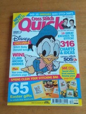 Cross stitch quick issue April 2004 baby Donald duck