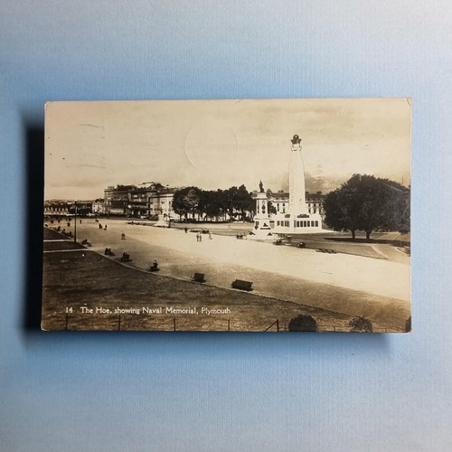 Plymouth postcard 1926 real - plymouth,