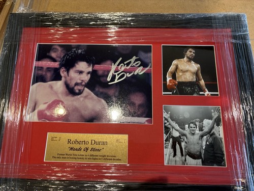 Roberto duran hand signed - roberto,