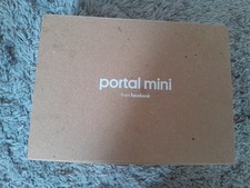 White Portal Mini By Facebook In Original Box With Stand & Cable Working (2665c)