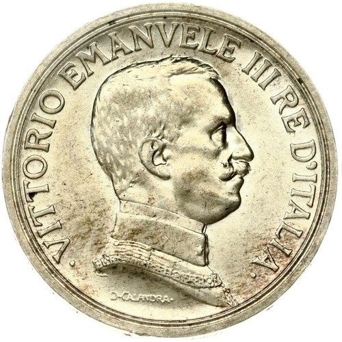 Italy lire 1914 - 1914, vittorio