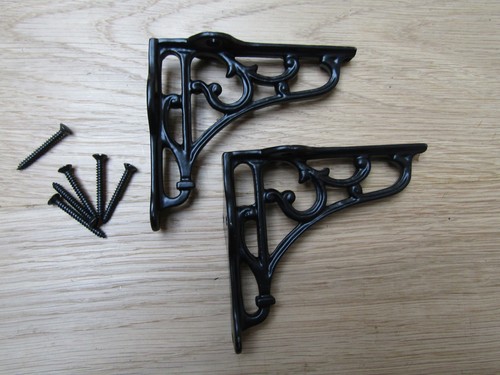 Pair black victorian - pair, of
