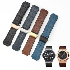 High Quality Genuine Leather Silicone Watch Band Strap for Hublot Big Bang 26mm
