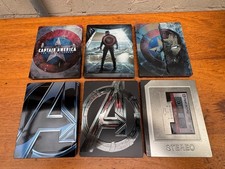 Blu-ray Steelbook Bundle Limited Edition Captain America Avengers Blu Rare