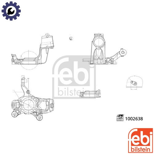 Steering knuckle wheel - steering,