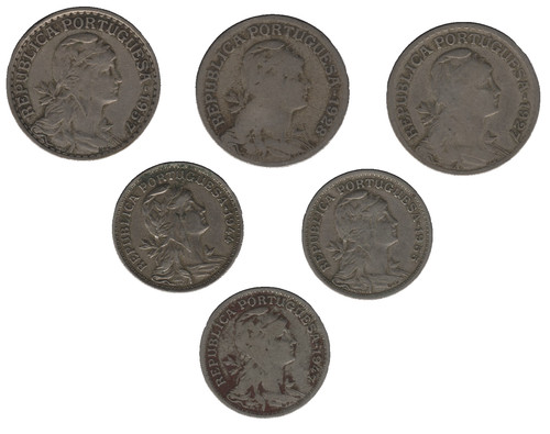 Portugal coins x3 50 - coins,