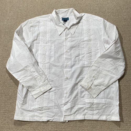 Vintage guayabera cuban shirt - vintage,