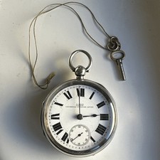Antique silver pocket watch - pocket,