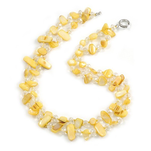 Two row layered yellow - two,