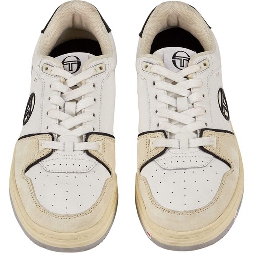 Sergio tacchini white trainers - white,