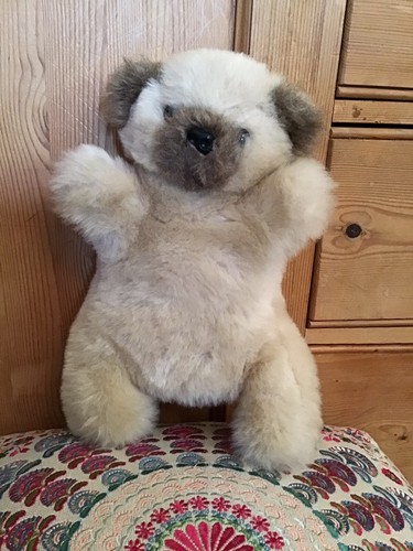 Vintage brown beige puppy dog - vintage,