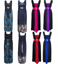 Womens Buckle Maxi Dress