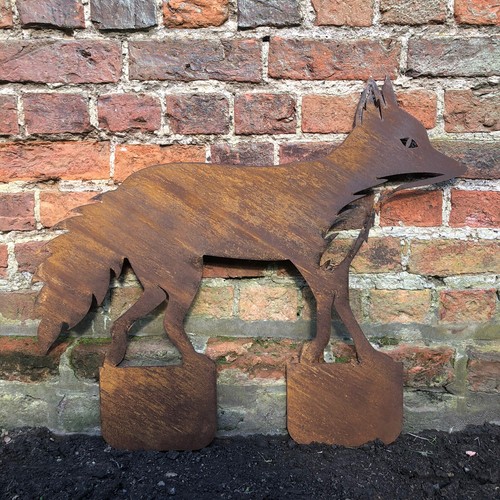 Metal fox garden - xl,