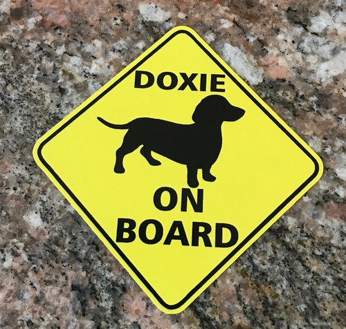 Dachshund sticker doxie on - sticker,