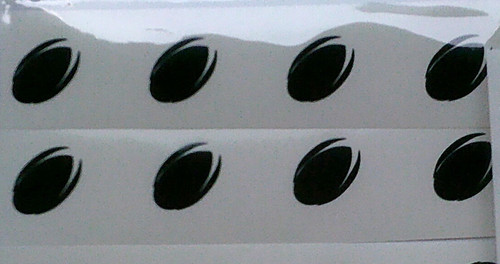 Black rugby ball stickers - x,