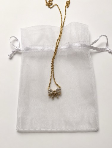 Pandora gold tone bow - pandora,