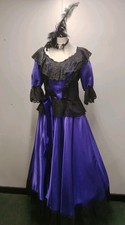 Ladies purple black evening - black,