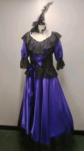 Ladies purple black evening - black,