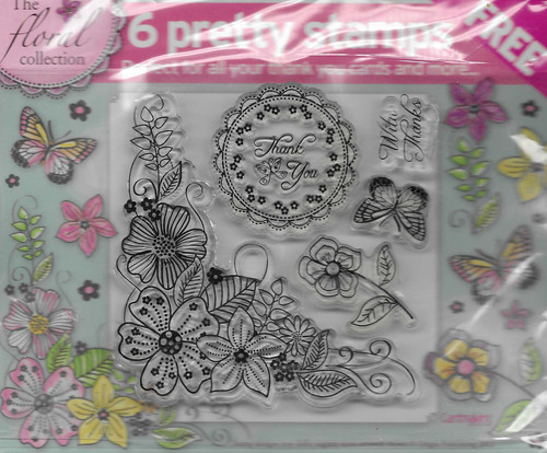 Pretty clear stamp set for - clear,