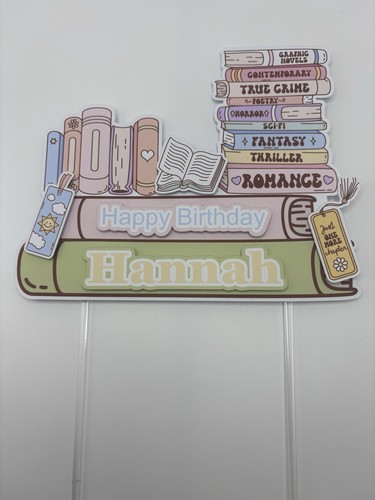 Personalised book stack - stack,
