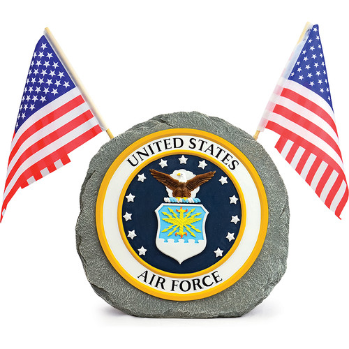 Air force garden stone - garden,