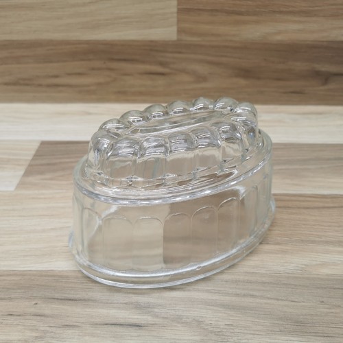 Vintage clear pressed glass - vintage,