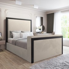 Designer High Headboard TV Bed