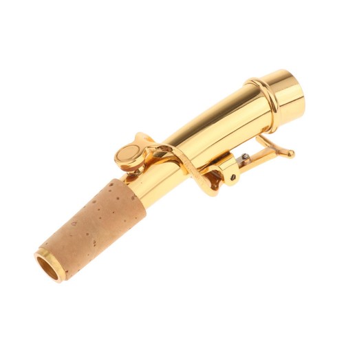 Gold brass soprano saxophone - brass,