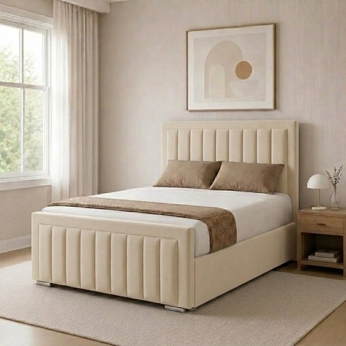 Ottoman gas lift storage - storage, bed