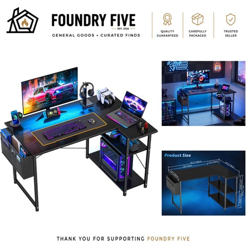 100cm shaped gaming - 100cm, desk