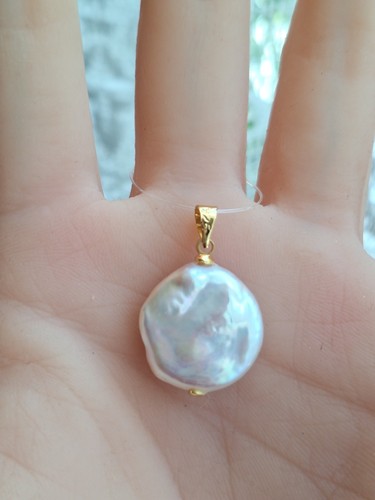 Coin shape baroque freshwater - shape,