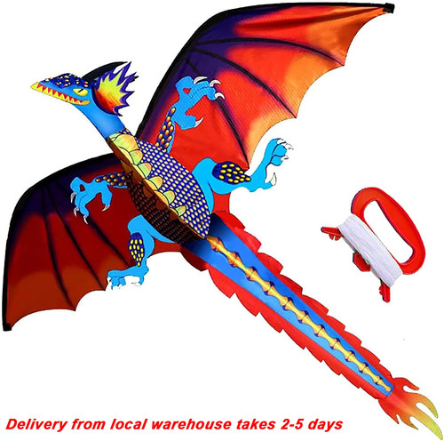 140cm dragon kite - kite, line
