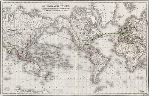 Reprint map 1800s - a4,