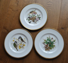 Boehm Garden Bird Decorative Plate Linnet, Coal Tit, Tree Sparrow