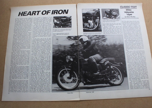 350cc velocette viper - velocette,