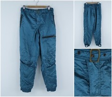 Mens Ski Salopette 32 Waist 33 Leg Size Green Snowboarding Trousers