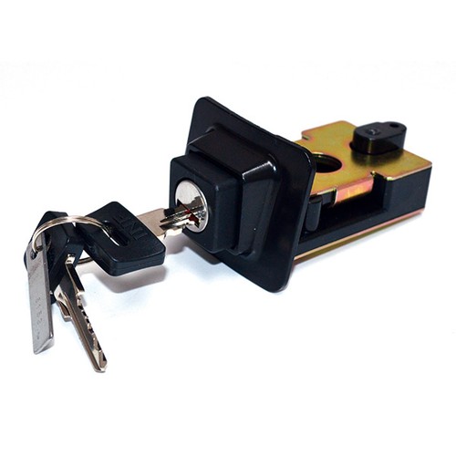Complete black saddle - complete, lock